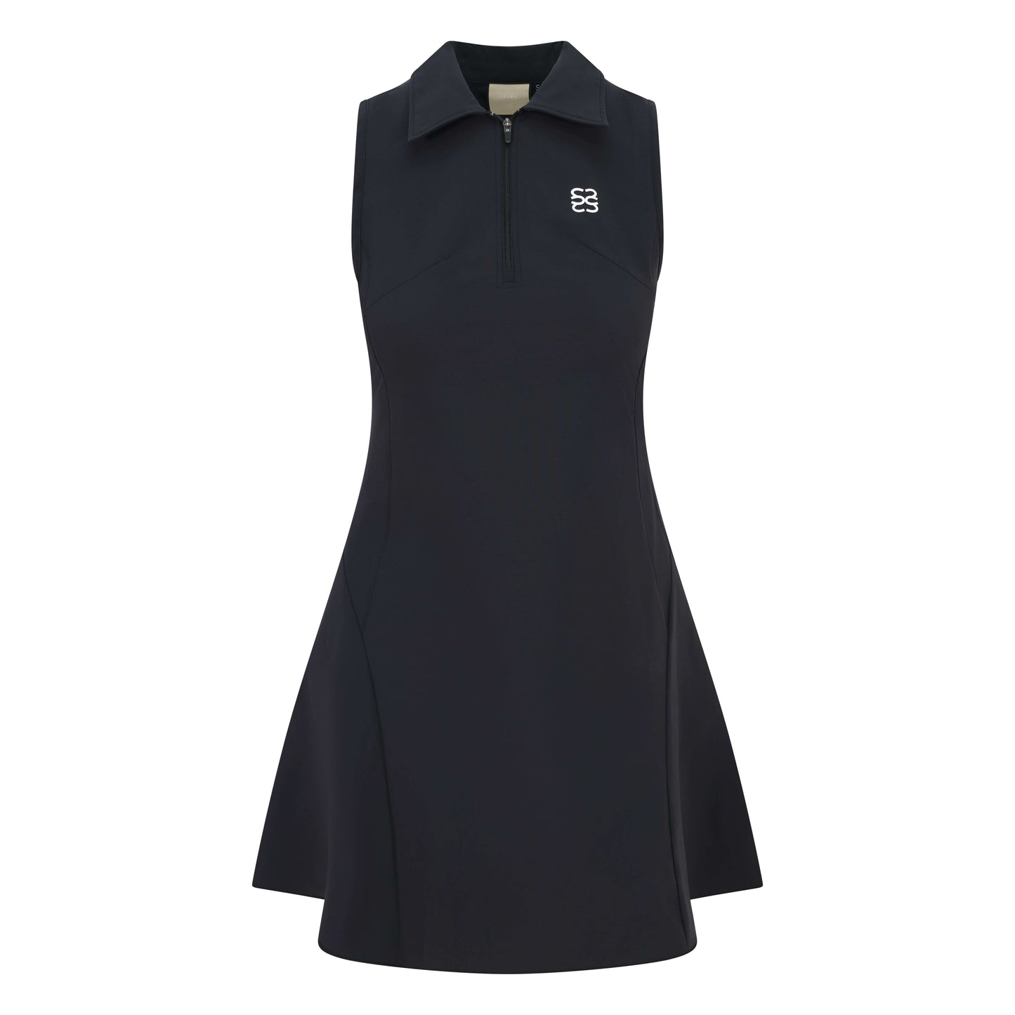 CSARA Willa dress cream, women's golf athleisure, with collar