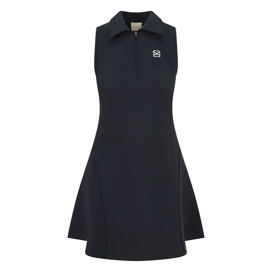 CSARA Willa dress cream, women's golf athleisure, with collar