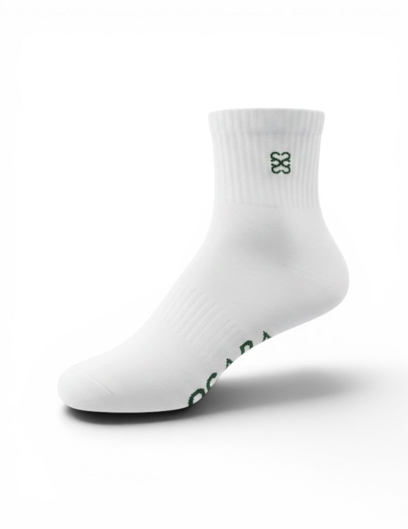 QUARTER CREW SOCKS V GREEN