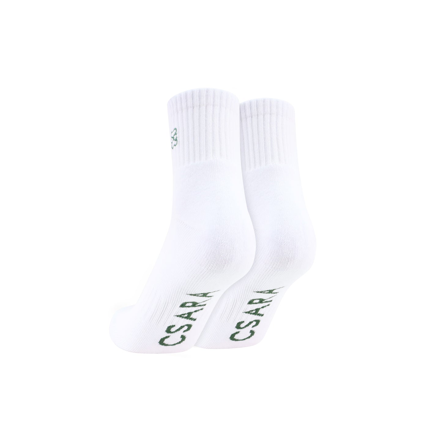 QUARTER CREW SOCKS V GREEN