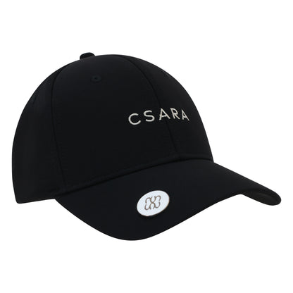 Women's golf cap with embroidery and magnetic ball marker