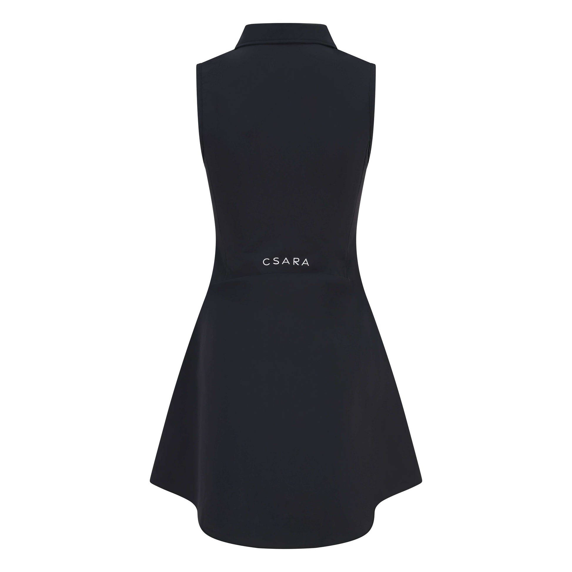 CSARA Willa dress cream, women's golf athleisure, with collar
