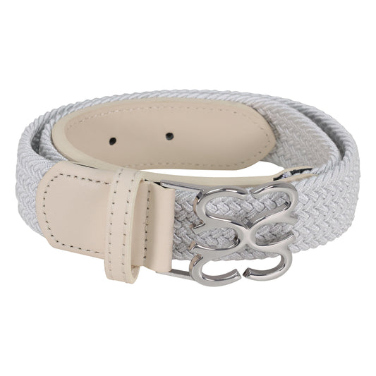 CSARA women's high quality golf belt with silver logo buckle