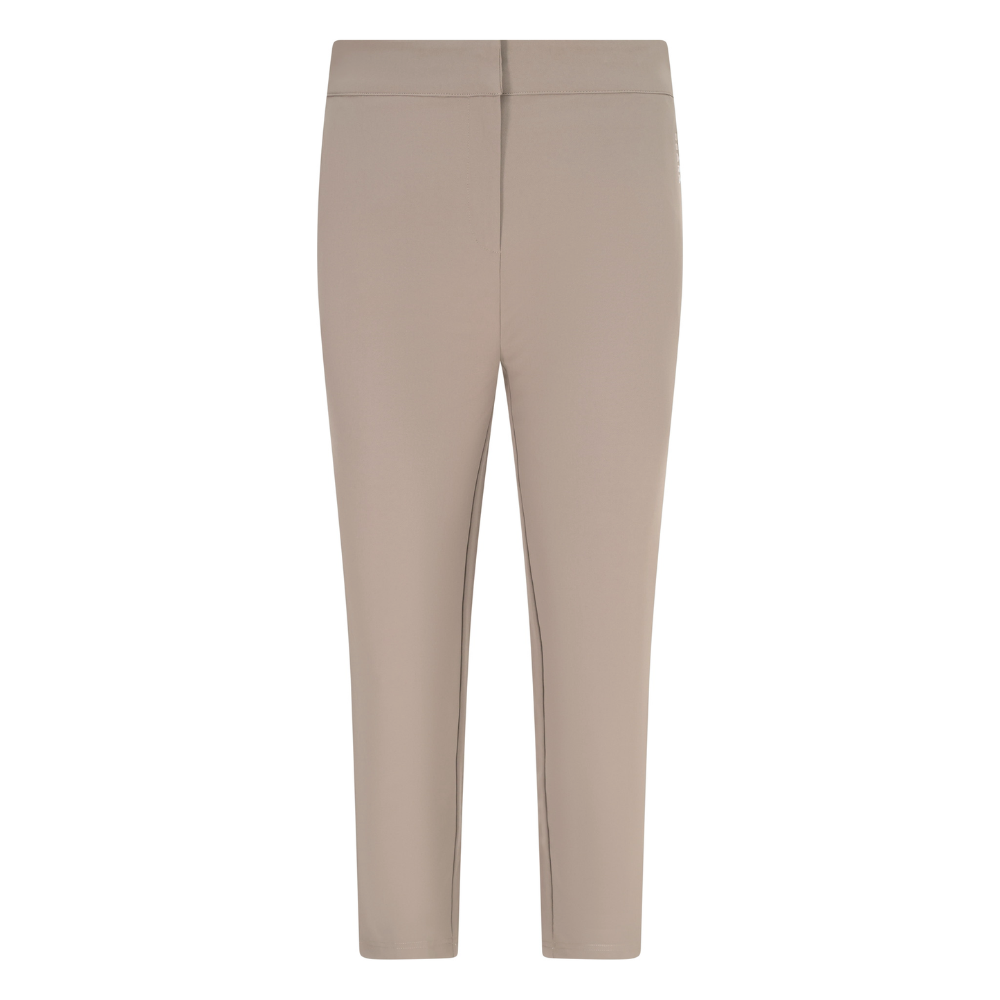 Cut out image of mocha brown trousers, front