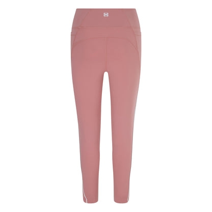 CSARA Pink Leggings with white logo, back